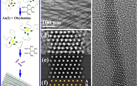 杨培东Nano Letters：超薄金纳米线的原子结构