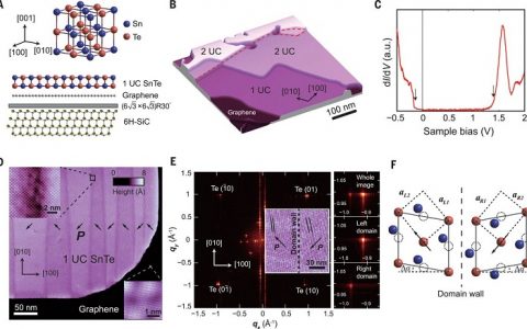 Science：清华大学发现二维受限SnTe薄膜的强铁电特性