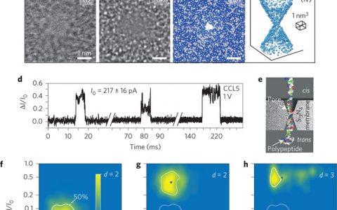 Nature Nanotech. 美国圣母大学成功利用亚纳米孔读取蛋白质一级结构分辨度达0.07nm3
