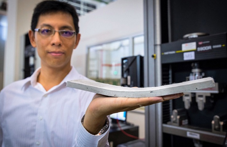 Asst Prof Yang En-Hua and the Bendable Concrete