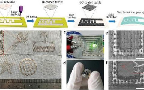 王中林:基于织物的可穿戴平面微型超级电容器