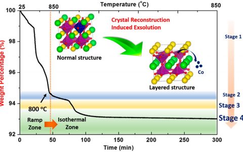 Nano Lett. : 金属纳米粒子在钙钛矿基体上的原位析出