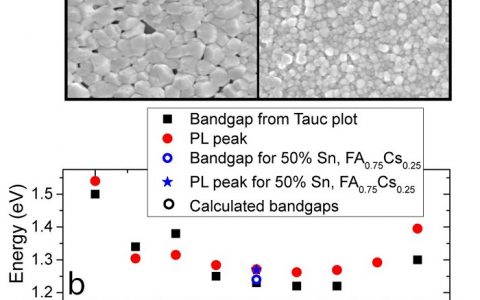 Science:通过优化带隙的钙钛矿-钙钛矿叠层太阳能电池