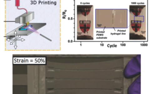 Adv. Mater.：3D打印导电水凝胶弹性体
