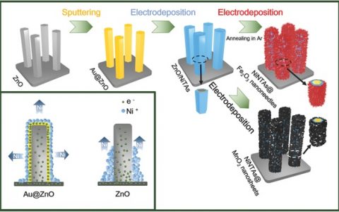Adv. Funct. Mater:Fe2O3纳米针复合超细金属Ni纳米管阵列的高效非对称超级电容器负极