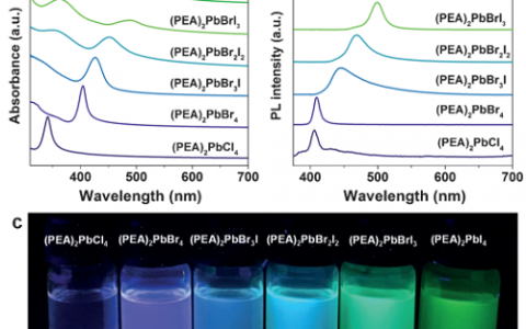 Angew. Chem. Int. Ed.：高效率可调光致发光特性和高稳定性的超薄二维有机无机杂化钙钛矿纳米片材料