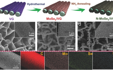涂江平教授课题组在过渡金属硫化物MoSe2催化析氢研究方面取得重要进展