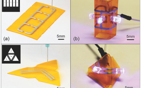 北大工学院方岱宁课题组：利用正面光聚合制备复杂三维高分子自折纸结构