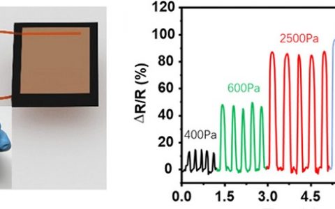 清华大学ACS Nano：石墨烯纸基压力传感器