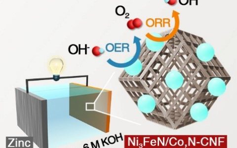 中科院理化所张铁锐丨Nano Energy:三维碳骨架支撑的Ni3FeN双功能催化剂用于高电流密度可逆锌空气电池