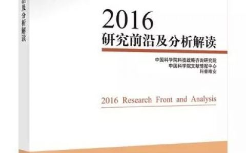 研究前沿丨化学与材料科学热点前沿及重点热点前沿解读