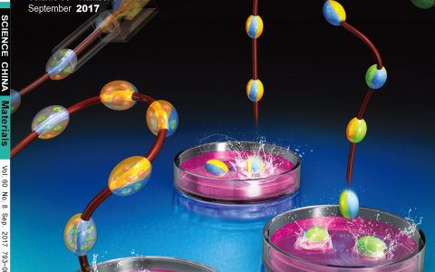 SCIENCE CHINA Materials 2017年第9期封面文章：微流控制备仿佛珠微载体用于细胞培养研究