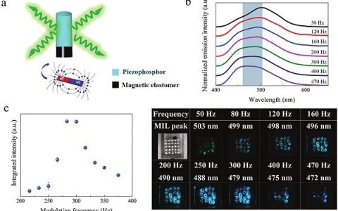 香港理工大学郝建华教授研究组Adv. Mater：基于压电光子学效应的磁场耦合动态非接触多彩可调控发光