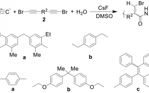 Macromolecules ：水参与的新型三键聚合反应制备可后功能化的聚酰胺