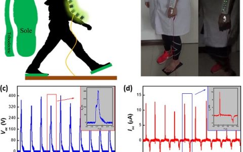 中科院纳米能源所&北京科技Nano Energy:位于鞋底的摩擦纳米发电机收集行走时的低频能量