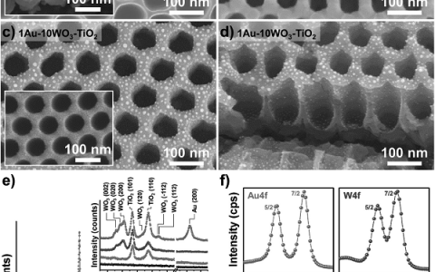 Patrik Schmuki Adv. Funct. Mater.:Au/WO3/TiO2纳米阵列增强光催化产氢性能