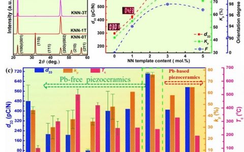 同济大学Adv. Mater. : 高压电性能无铅KNN基织构陶瓷
