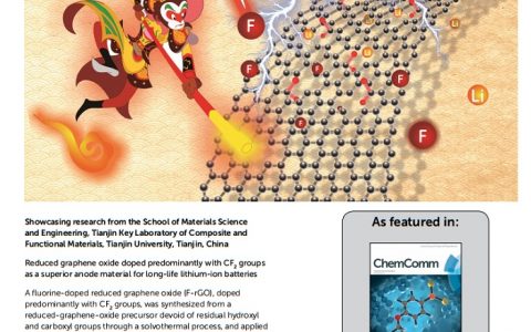 以CF2基团为主的氟掺杂石墨烯长效储锂材料设计与应用