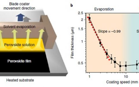 黄劲松Nature Energy：刮刀涂布法快速沉积均匀钙钛矿薄膜制备高效大面积太阳能电池