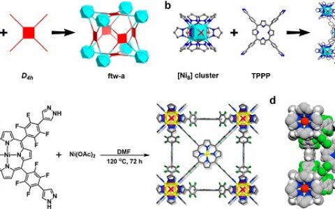 周宏才JACS: 特制的吡唑卟啉类金属有机骨架选择性催化