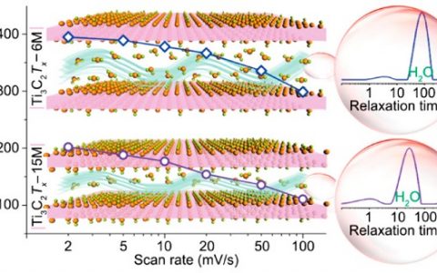 ACS Nano：表面官能团及层间水决定了Ti3C2Tx 迈科烯(MXene) 的电化学容量