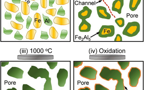 Metall. Mater. Trans. A: 热爆炸制备的Fe-Al金属间化合物多孔材料抗氧化研究