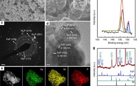 休斯顿大学任志锋Nature Communications:用于完全分解水的高性能双功能多孔非贵金属磷化物催化剂