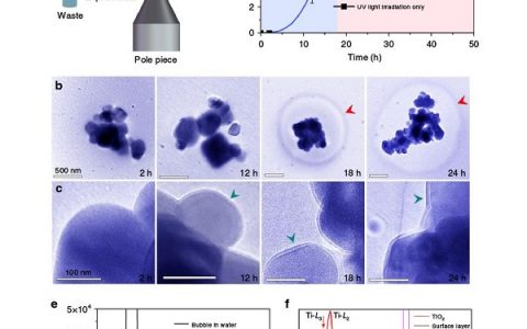 Nat. Commun.：原位液体电镜观察锐钛矿型TiO2光催化产氢的演变