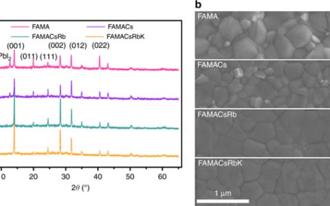 Nat. Commun.：阳离子级联掺杂控制复合钙钛矿型多晶薄膜的晶面取向