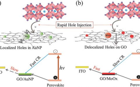 Adv. Funct. Mater. : 纳米颗粒功能化氧化石墨烯显著提升反式平面钙钛矿电池效率