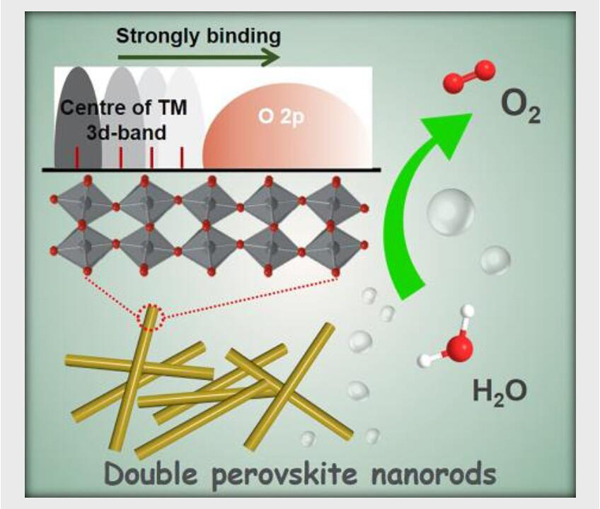 苏州大学黄小青团队Angew. Chem. Int. Ed.：实现高效析氧反应的双钙钛矿LaFexNi1-xO3纳米棒催化