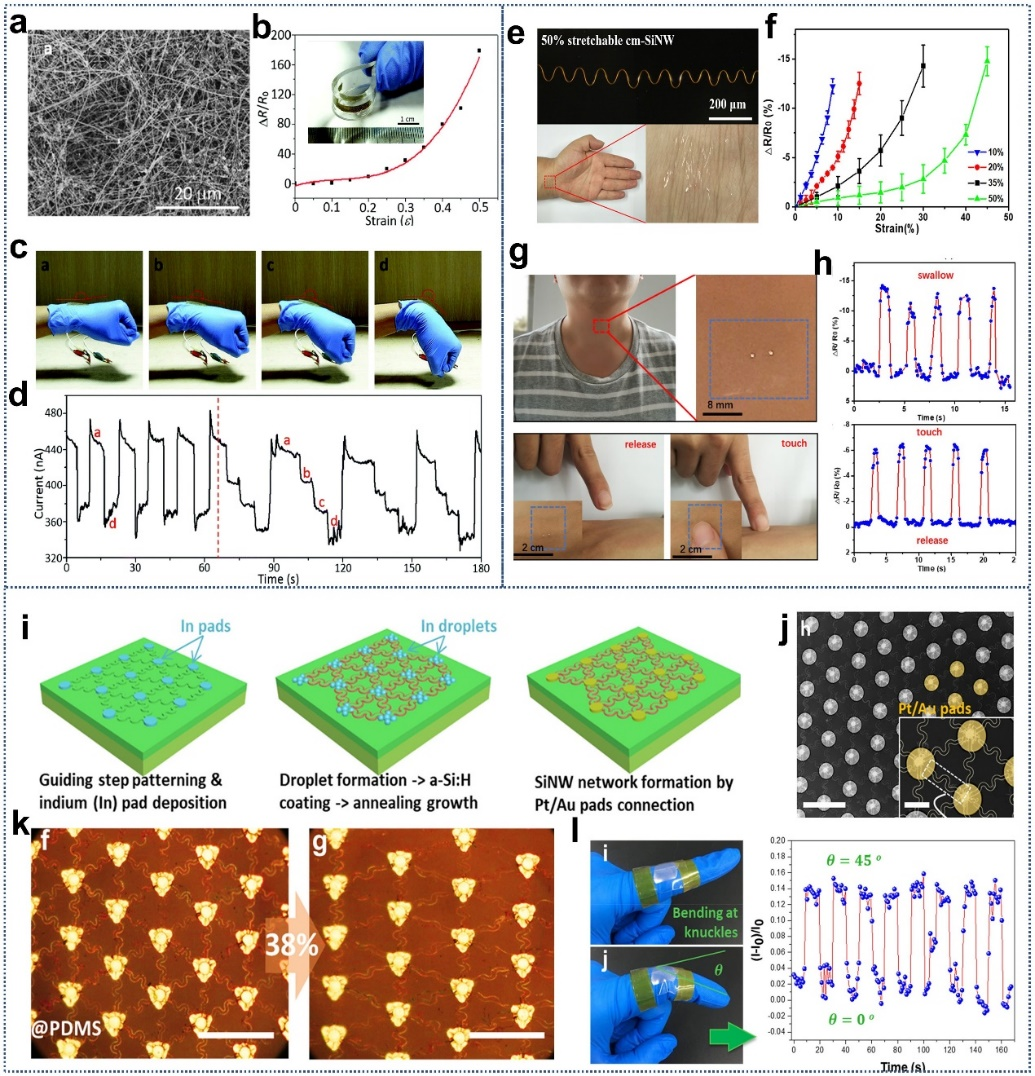 南京大学余林蔚团队/扬州大学刘宗光Nano-Micro Letters：基于形貌工程构建的高性能柔性晶硅器件及其应用(图10)