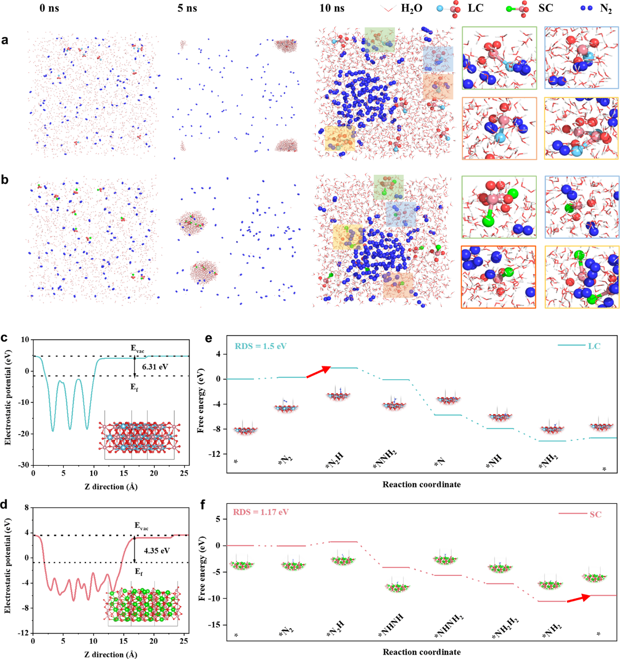 楚凯斌/王朔/翁波/苏宝连院士《Angew. Chem. Int. Ed.》：通过给体-反馈给体调节机制调控反应路径，提升钴基钙钛矿的电催化氮还原性能(图6)