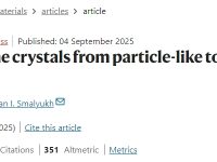 时间晶体 Nature Materials!