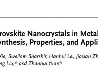 福建农林大学袁占辉教授团队︱Adv. Sci.:金属有机框架中的卤化铅钙钛矿纳米晶体:合成、性质和应用