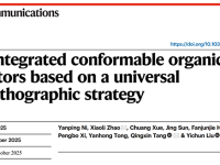 【Nature Communications】超高密度可贴合有机晶体管问世,光刻技术迎来“有机兼容”革命!