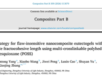 郑轻大张晓静教授团队《Compos. Part B》:研制出缺陷不敏感共晶凝胶,实现厘米级断裂内聚长度