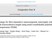 郑轻大张晓静教授团队Composites Part B:利用多交联型多面体低聚倍半硅氧烷(POSS)制备厘米级断裂内聚长度的缺陷不敏感纳米复合共晶凝胶
