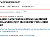 聂双喜教授最新Nature子刊：超弹性纤维素摩擦电气凝胶