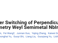 【通过低晶体对称的Weyl半金属NbIrTe4实现垂直磁化铁磁层的全电低功耗操控】