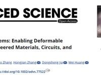 Advanced Science：河南大学黄维院士团队张洪健教授课题组在自适应导电系统与可变形电子领域的研究综述
